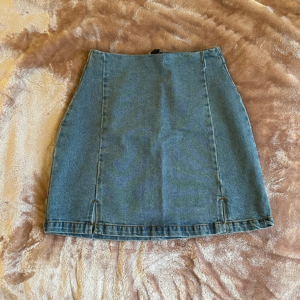Brandy Melville Jean Skirt